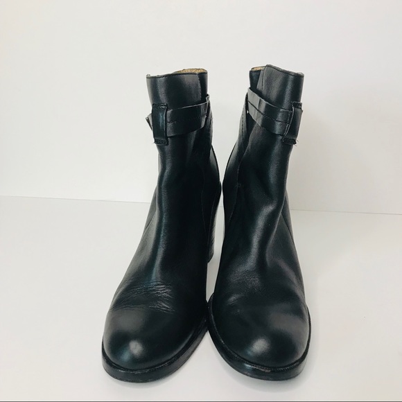Coach Kasandra Black Leather Ankle Boots Booties 7 - Picture 2 of 7